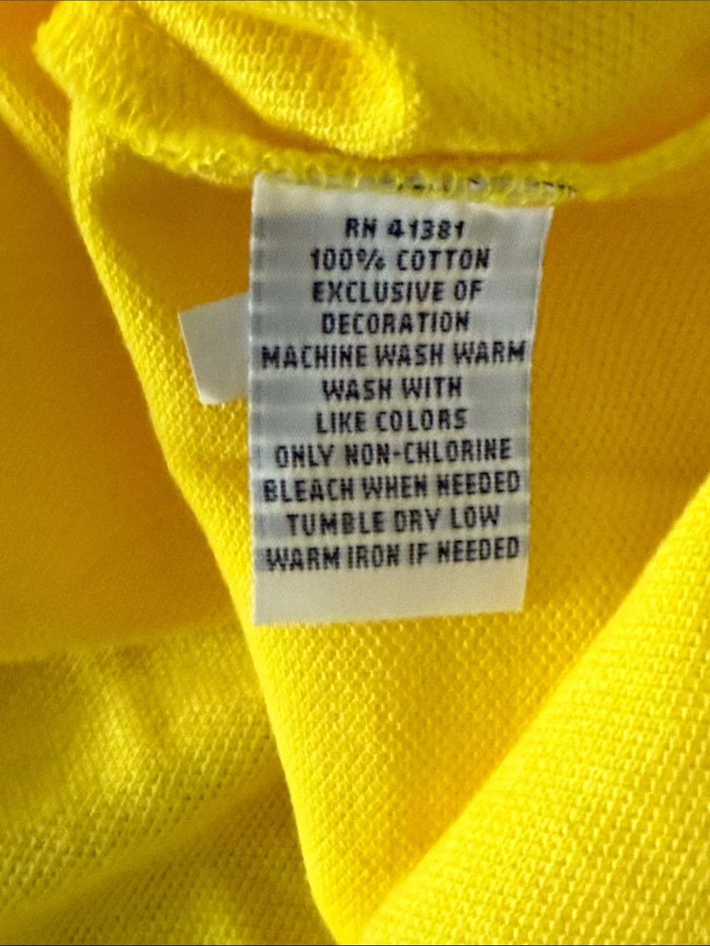 NWT Cotton Mesh Polo by Ralph Lauren Men’s Yellow Polo Shirt with Pony, 2XB - Picture 5 of 7